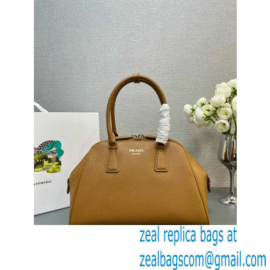 PRADA MEDIUM Saffiano leather bag 1BG537 CARAMEL 2024