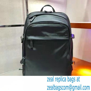 PRADA Re-Nylon and Saffiano leather backpack 2VZ022 BLACK 2024