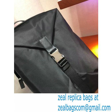 PRADA Re-Nylon and Saffiano leather backpack 2VZ028 BLACK 2024