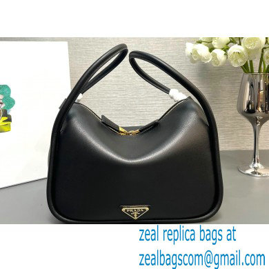 Prada Leather handbag 1BA451 Black 2024