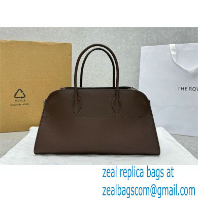 THE ROW Margaux Bag in BOX Leather COFFEE 2024