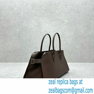 THE ROW Margaux Bag in BOX Leather COFFEE 2024