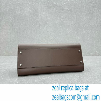 THE ROW Margaux Bag in BOX Leather COFFEE 2024