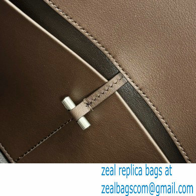 THE ROW Margaux Bag in BOX Leather COFFEE 2024