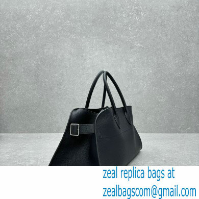 THE ROW Margaux Bag in GRAINED Leather BLACK 2024