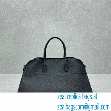 THE ROW Margaux Bag in GRAINED Leather BLACK 2024