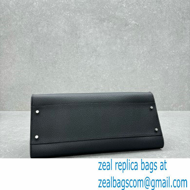 THE ROW Margaux Bag in GRAINED Leather BLACK 2024