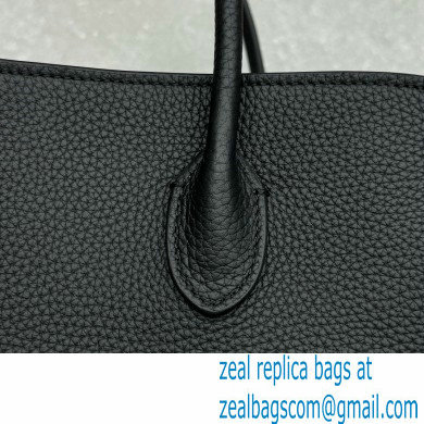 THE ROW Margaux Bag in GRAINED Leather BLACK 2024