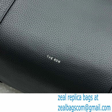 THE ROW Gio Duffle Full-Grain Leather Weekend Bag BLACK 2024