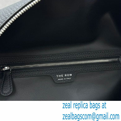 THE ROW Gio Duffle Full-Grain Leather Weekend Bag BLACK 2024