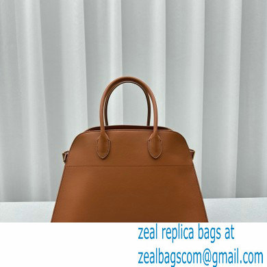 THE ROW MARGAUX 15 BAG IN BOX LEATHER caramel 2024