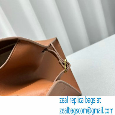 THE ROW MARGAUX 15 BAG IN BOX LEATHER caramel 2024