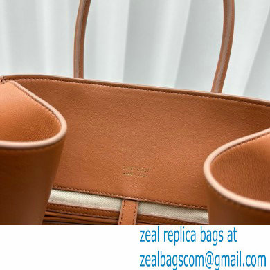 THE ROW MARGAUX 15 BAG IN BOX LEATHER caramel 2024
