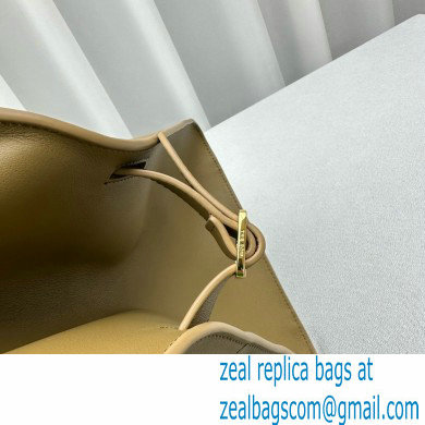 THE ROW MARGAUX 15 BAG IN BOX LEATHER khaki green 2024