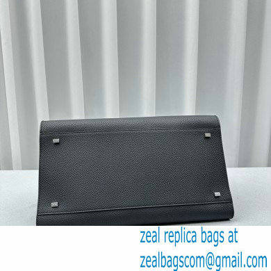 THE ROW MARGAUX 15 BAG IN grained LEATHER black 2024