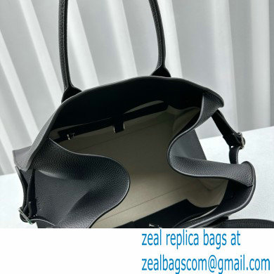 THE ROW MARGAUX 15 BAG IN grained LEATHER black 2024