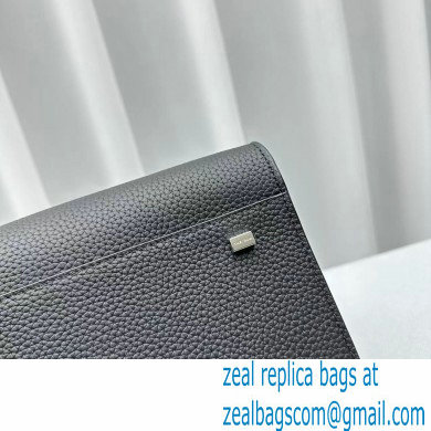 THE ROW MARGAUX 15 BAG IN grained LEATHER black 2024