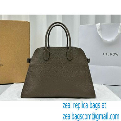 THE ROW MARGAUX 15 BAG IN grained LEATHER etoupe 2024