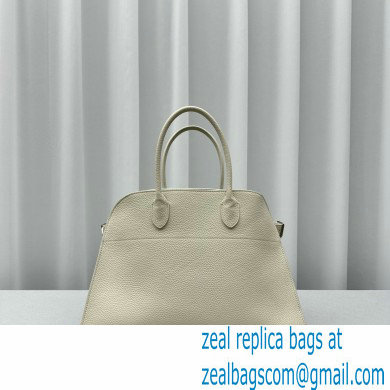 THE ROW MARGAUX 15 BAG IN grained LEATHER white 2024
