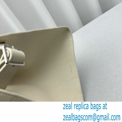 THE ROW MARGAUX 15 BAG IN grained LEATHER white 2024