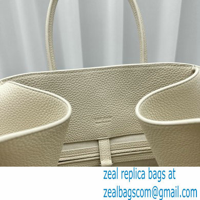 THE ROW MARGAUX 15 BAG IN grained LEATHER white 2024
