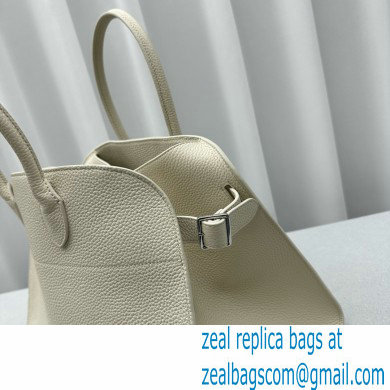 THE ROW MARGAUX 15 BAG IN grained LEATHER white 2024