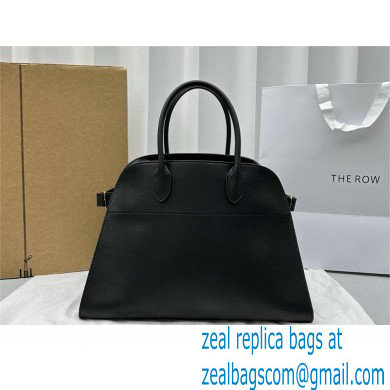 THE ROW MARGAUX 17 BAG IN BOX LEATHER black 2024