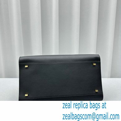 THE ROW MARGAUX 17 BAG IN BOX LEATHER black 2024