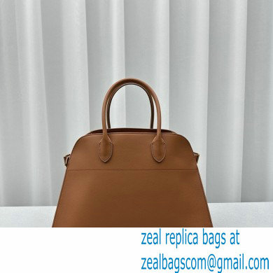 THE ROW MARGAUX 17 BAG IN BOX LEATHER caramel 2024