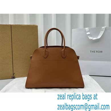 THE ROW MARGAUX 17 BAG IN BOX LEATHER caramel 2024