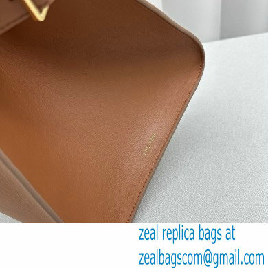 THE ROW MARGAUX 17 BAG IN BOX LEATHER caramel 2024