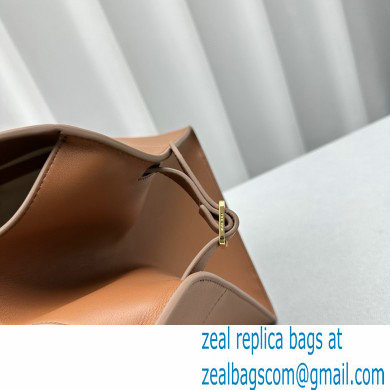 THE ROW MARGAUX 17 BAG IN BOX LEATHER caramel 2024