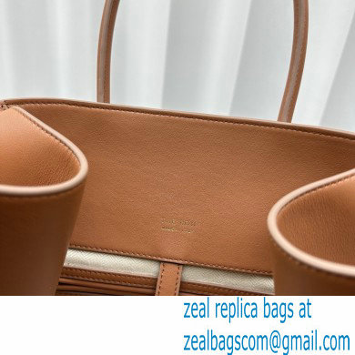 THE ROW MARGAUX 17 BAG IN BOX LEATHER caramel 2024