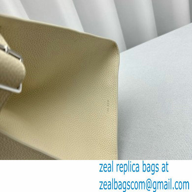 THE ROW MARGAUX 17 BAG IN GRAINED LEATHER WHITE 2024