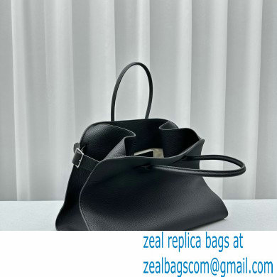 THE ROW MARGAUX 17 BAG IN GRAINED LEATHER black 2024