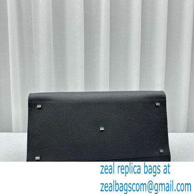 THE ROW MARGAUX 17 BAG IN GRAINED LEATHER black 2024