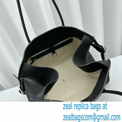 THE ROW MARGAUX 17 BAG IN GRAINED LEATHER black 2024