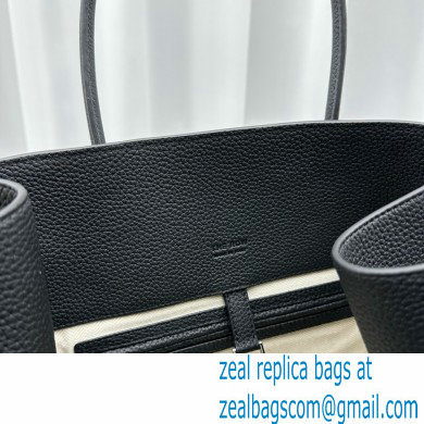 THE ROW MARGAUX 17 BAG IN GRAINED LEATHER black 2024