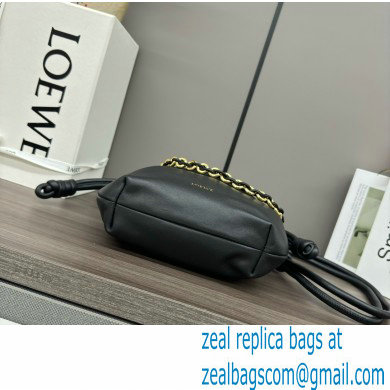 loewe Mini flamenco purse bag in mellow nappa lambskin BLACK 2024